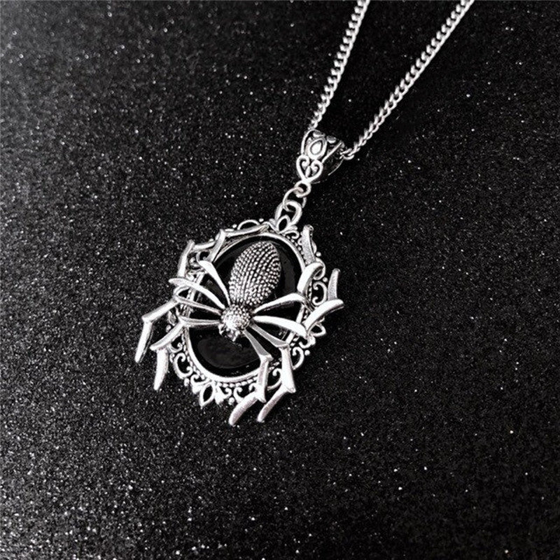 Wholesale Gothic necklace jewelry silver plated pendant